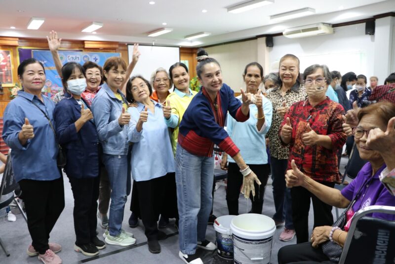 โครงการส่งเสริมสุขภาพผู้สูงวัยใส่ใจคุณภาพชีวิตเชิงปฏิบัติการ สัปดาห์ที่ 4