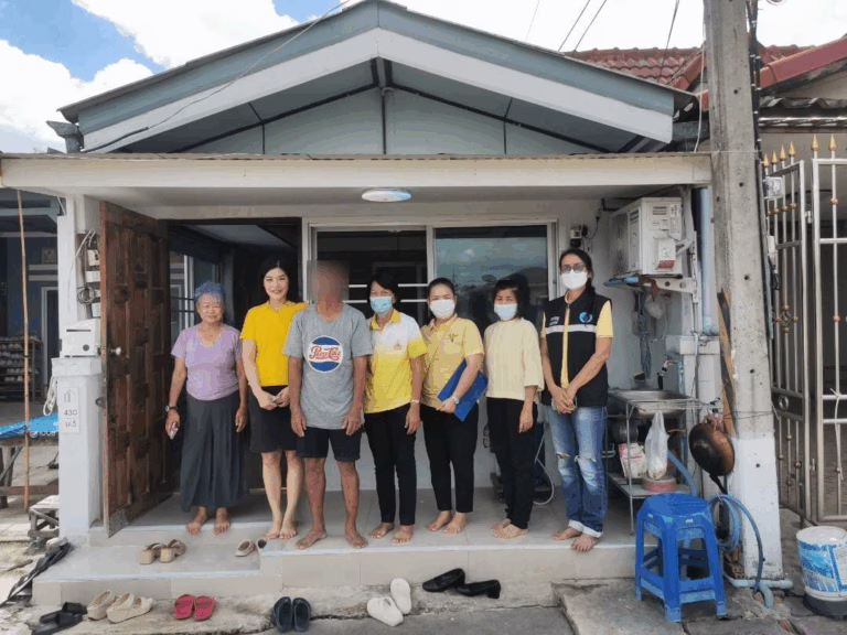 ลงพื้นที่เยี่ยมผู้ประสบปัญหาทางสังคม หมู่ที่ 5 บ้านบุญเรือง