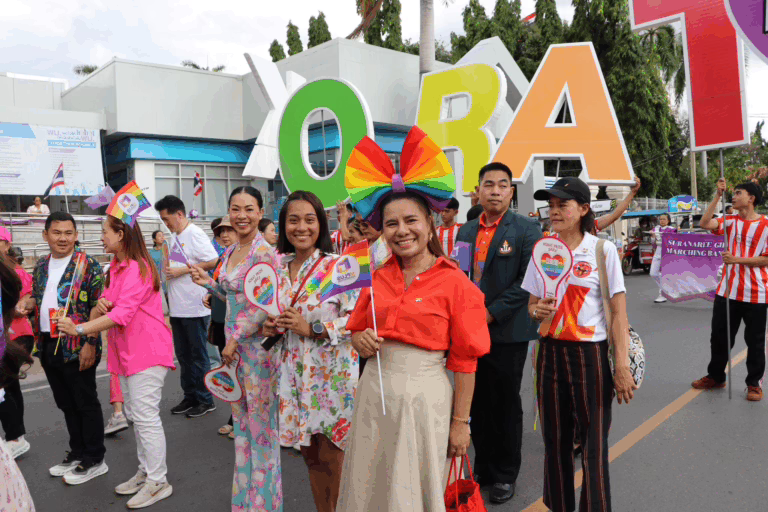 ร่วมกิจกรรมส่งเสริมความเท่าเทียมระหว่างเพศ “KORAT PRIDE 2025”