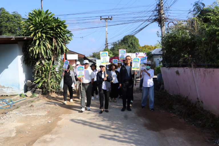 ลงพื้นที่ประชาสัมพันธ์การเลือกตั้งท้องถิ่น